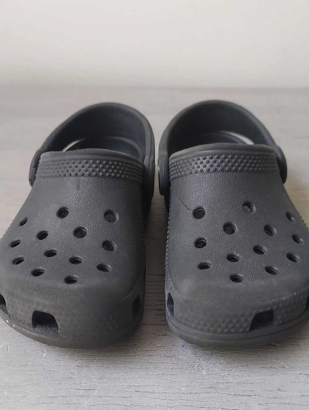 Crocs Classic Clogs Kids Size C8 Black Toddler Slip On Shoes